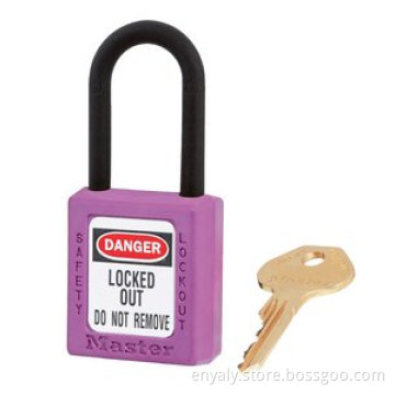 ZC-G13 Non-Conductive Safety Padlock ABS Body Steel Shackle 
